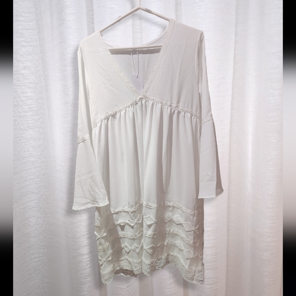 White peasant dress - Picture 2 of 2